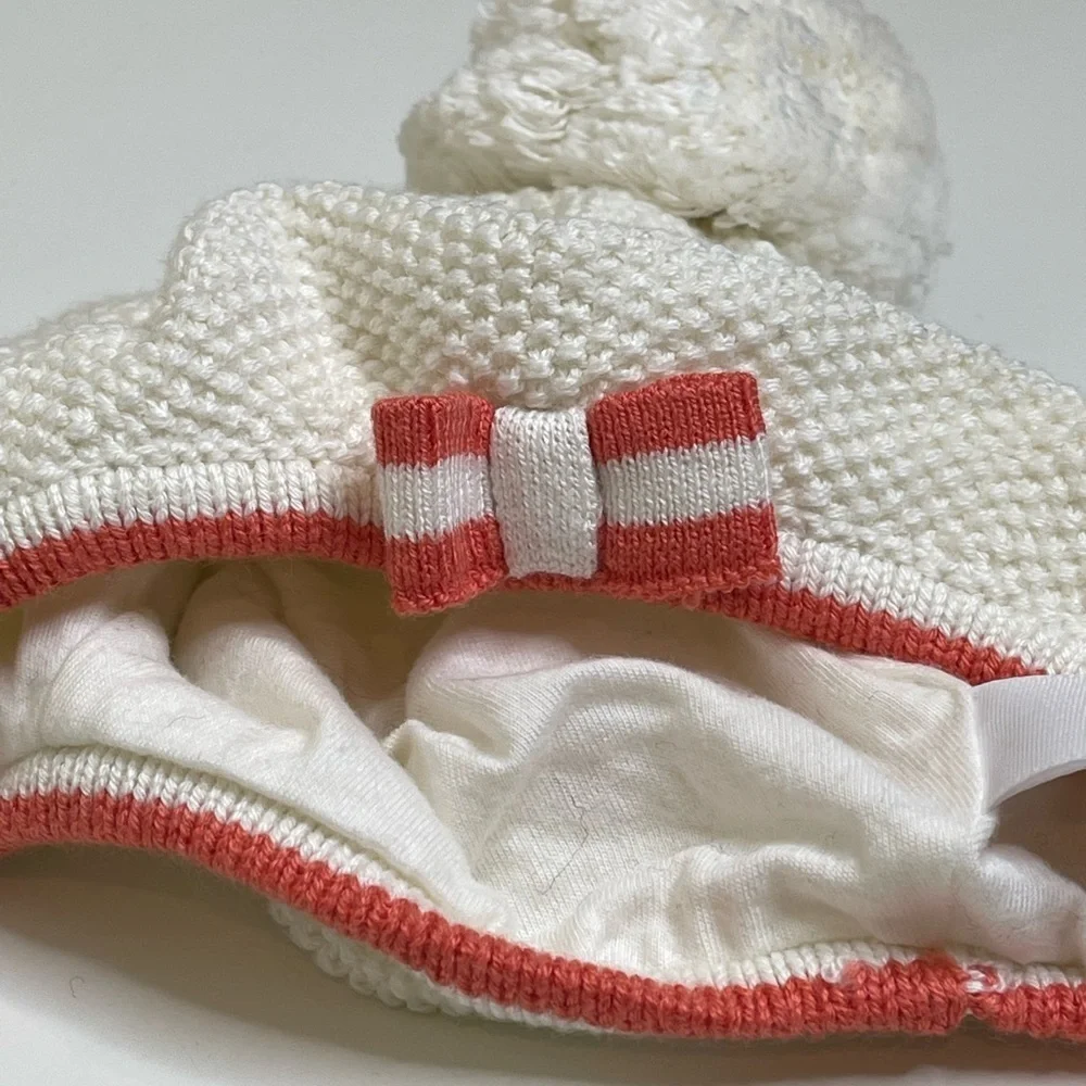 Janie & Jack Knit Pompom Beret 18-24 months